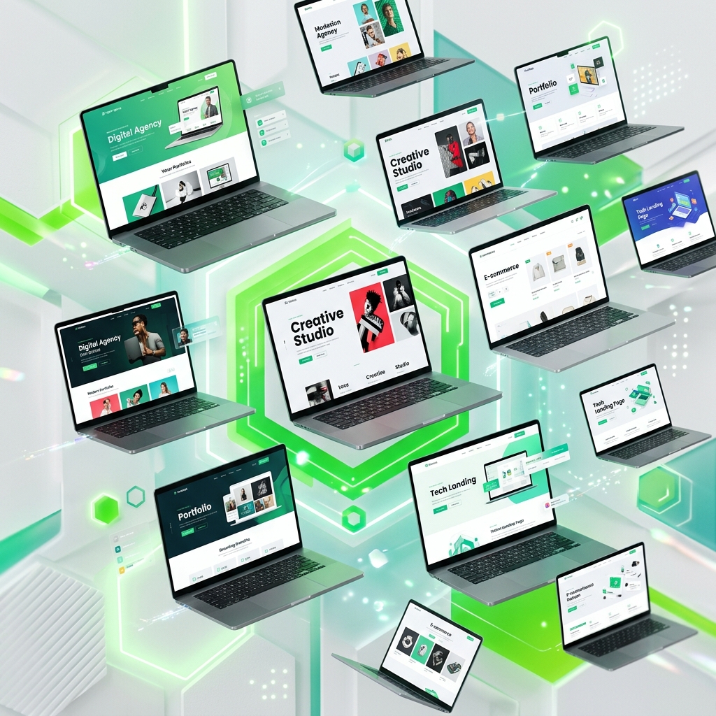 Website Mockups Collage
